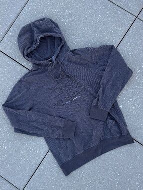 Patagonia Flying Fish Hoodie Small Geodesic Graphic Surf Outdoor Pullover